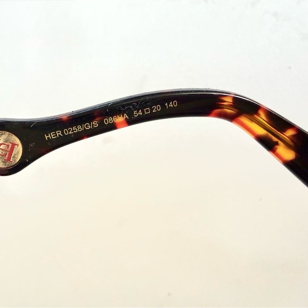 Carolina Herrera HER0258 Square Two Toned Sunglasses 54mm Frames - Picture 9 of 10